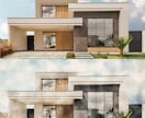 手描きスケッチ風に画像合成します 建築写真や3Dパースをおしゃれに手書き風に イメージ5