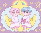 アイコンや似顔絵などをアニメ風のイラストで描きます パステルカラーを基調として特徴を捉えたイラストを提供します イメージ10