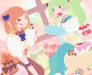 ポップでキュートなイラスト作成します 商用利用可★アイコン、動画サムネイル、ヘッダーなどにぜひ！ イメージ7