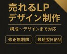 お客様の目にとまるLPをご提供します 詳細の特徴をお伝えいただくだけで、お任せで制作可能 イメージ1