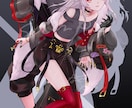 背景を含めたキャラクターイラスト描きます 【リニューアル】配信で使用可能！サムネイルや動画などに使える イメージ7