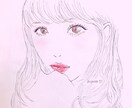 SNS用の似顔絵作成します 似顔絵でちょい盛りしたい女子にオススメ♡ イメージ1