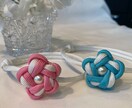 パラコード/可憐な花首輪 4♡ 販売します わんこ・ニャンコに重くない首輪はいかがですか？ イメージ1