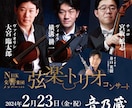 SNSで使える！演奏会告知画像作成します 他の方がデザインしたチラシ画像をインスタサイズに加工もOK！ イメージ8