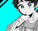 カッコいいイラスト描きます まとまった色のイラスト描きます! イメージ2
