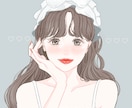 繊細でオシャレな淡色アイコン描きます SNSアイコン、ブログ、挿絵などなど多種多様に対応します イメージ2