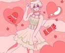 ポップでカワイイキャラクター×女のコ描きます 明るくなるイラストで彩ってみませんか？ イメージ4