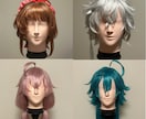 あなたに寄り添うコスプレウィッグ製作をいたします お気軽にご相談下さい双方満足の出来るお取引を目指しております イメージ2