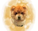 ペットの似顔絵をふんわり優しい水彩画風で作ります 練習期間のため3/31まで値下げ中！ デジタルデータ納品 イメージ3