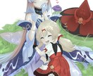 SNS向けアイコン・1枚絵等可愛いイラスト描きます 綺麗さと可愛さを掛け合わせたイラストが得意です イメージ9