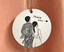 ペーパーアイテムにも◎韓国風アイコンお描きします お好きな写真をおしゃれな線画イラストに♡ イメージ2