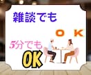 心のモヤモヤスッキリします 5分からでもOK！貴方の心の寄り添います。 イメージ1