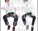 鮮やかで綺麗な立ち絵を描きます TRPG立ち絵依頼大歓迎！性別年齢幅広く描けます！ イメージ4