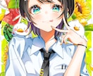 ポップでキラキラな雰囲気のイラスト制作いたします 商用利用可！鮮やかで目を引くイラストをあなたに！ イメージ1