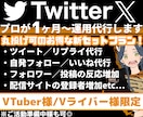 VTuber専用！プロがTwitterを運用します １日３ツイート／フォロー,いいね／リプ返信等Ｘ代行！丸投げ◎ イメージ1