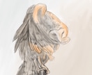 アナログチックな絵柄で動物を描きます アイコン・壁紙・ヘッダー画像など作成可能です イメージ4