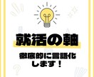 あなたの【就活の軸】を徹底的に言語化します ★最初の3件限定価格！就活の軸に悩んでいる方向け イメージ1