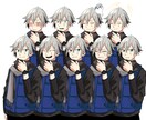TRPG/ゲームの立ち絵制作承ります 急ぎの納期でも可能な限り対応させていただきます！ イメージ1