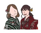 最安値★イラスト化のご依頼承ります 〜思い出の写真をイラストにして残しませんか？アイコン用もok イメージ5