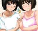アニメ調の1枚イラストを制作致します 版権、オリジナルキャラ描きます イメージ2