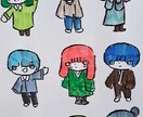 手描で可愛いポップなイラストかきます アイコン作成、表紙、キャラクター作成、グッツデザインなど⭐ イメージ6