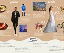 結婚式プロフィールブック　Canvaで楽々作れます Canvaテンプレート　テーブルコーディネートで映える！ イメージ3