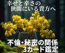 不倫・秘密の関係【この関係の行方】を占います 「“終わり”が怖くて、“今”を手放せないあなたへ。」 イメージ1