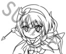 プロのアニメーターがアニメ塗りアイコンを描きます 高解像度ですので印刷やイラストとしても使えます！ イメージ6