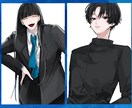 人物イラスト制作します 配信活動等に使用できるかっこいいイラストお任せください！ イメージ5