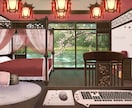 背景イラスト作成します VTuberさんの配信背景やゲーム背景に！レイヤ分け無料！ イメージ5