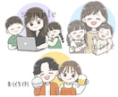 商用利用◎ゆるかわアイコン・雰囲気似顔絵描きます SNS・ブログ・挿絵など◎色々なシーンに！やさしい手描き風 イメージ7
