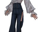 キャラクターイラスト＆キャラデザイン承ります 人物立ち絵。オリジナル、二次創作創作もOK！ イメージ9