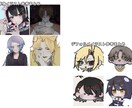 SNSアイコンや一枚絵を描きます デフォルメ〜等身絵。動画やアイコンにイラストが必要な方へ！ イメージ1