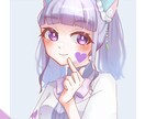 一枚絵、アイコン、サムネなんでも描きます 自由にお使いいただける立ち絵やバストアップを描きます イメージ3