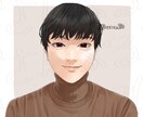 似顔絵、二次キャラのアイコン描きます リアルめな厚塗りでリアルと二次元の中間を表現します イメージ3
