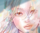 モード×透明感　雑誌の1ページのような絵を描きます 1枚絵・アイコン・挿し絵などジャンル問わずご相談ください イメージ1