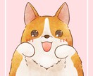 水彩タッチのゆるかわ動物アイコン描きます SNS・ブログ等で使える、ゆるっと可愛いアイコンです。 イメージ6
