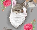 リアル調顔のみでペット/動物をイラストにします イラスト完成までのメイキング動画もプレゼント！ イメージ2