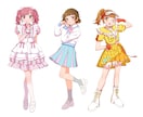 アニメ風のかわいいイラストお描きします アイコン、立ち絵、配信用など用途に合わせて制作します！ イメージ3