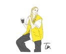おしゃれでエモい線画イラストを描きます 商用OK・お洒落なイラスト・挿絵をお探しの方に！ イメージ4
