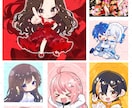 特典配布・収益・グッズ化OK★ミニキャラ描きます 商用利用に対応！ライブ配信・SNSなどお好きな場所で使えます イメージ7