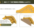 DIY工作図面をお送りします ちゃんと作りたい人のDIY図面シリーズ　木製滑り台 イメージ3