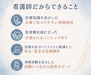 看護師◆医療広告ガイドラインに配慮し投稿を作ります ＼丸投げOK／現役看護師の専門知識で安心・清潔感ある画像に イメージ7