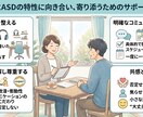 ADHD・ASDの悩み、同じ特性を持つ私が聞きます ​脳の特性を知る者同士、無理せず本音を話してみませんか？ イメージ1