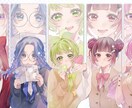 顔回りの描き込みが多い透明感のあるイラスト描きます SNSでの実績200件以上！お見積だけでも⭕ イメージ2