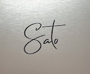 正方形表札 作製致します ✨おしゃれフォント✨ローマ字表札✨ イメージ2