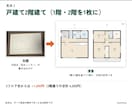 手書き・古い間取り図を不動産広告用に清書します 寸法・帖数は元図のまま転記。読めない所は先にお聞きします イメージ3