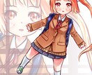 商用利用もSNS向けアイコンお描きしできるます 顔だけ、全身、等身なども指定可能！ミニキャラ専用です。 イメージ5