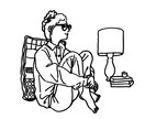 オシャレなモノクロイラスト描きます SNSのアイコン、雑誌等の挿絵に！ イメージ7