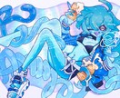 デフォルメちっくなイラストや立ち絵を描きます カワイイからちょっぴりダーク、人外キャラまで！ イメージ8
